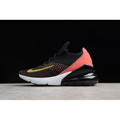 Nike Bayan Air Max 270 Flyknit Siyah / Kırmızı / Sarı Koşu Ayakkabısı Türkiye - 6E5TC4LS